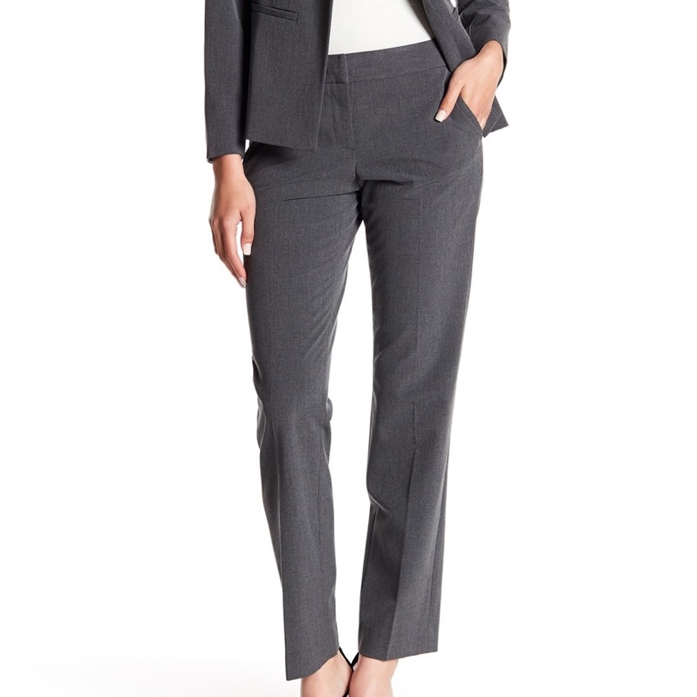 Halogen Taylor Fit charcoal Grey Trousers 00P